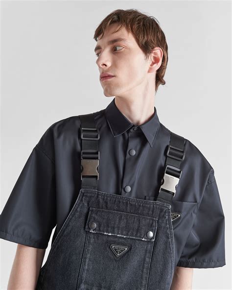 prada demin|prada denim jumpsuit.